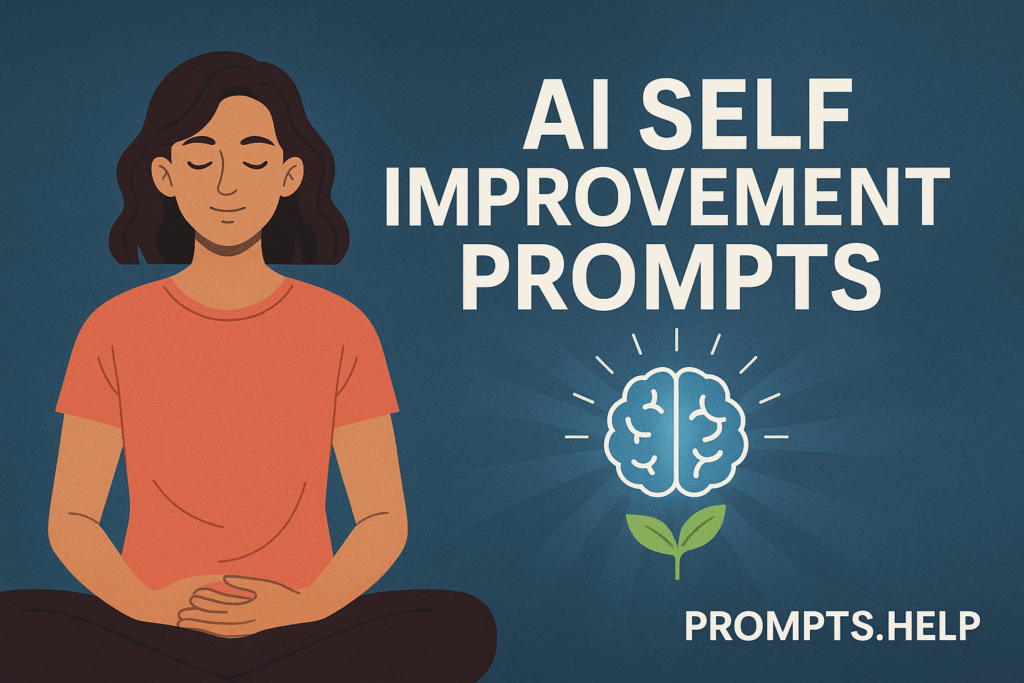AI self improvement prompts for confidence, purpose, and personal growth